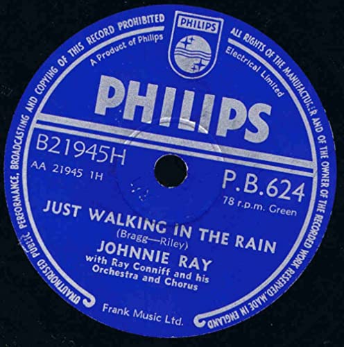 Just Walking In The Rain / In The Candlelight 78 - Johnnie Ray 10'