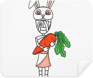 Egypt Mummy Horus Rabbits Hat Cleaning Cloth Screen Cleaner 2pcs Suede Fabric