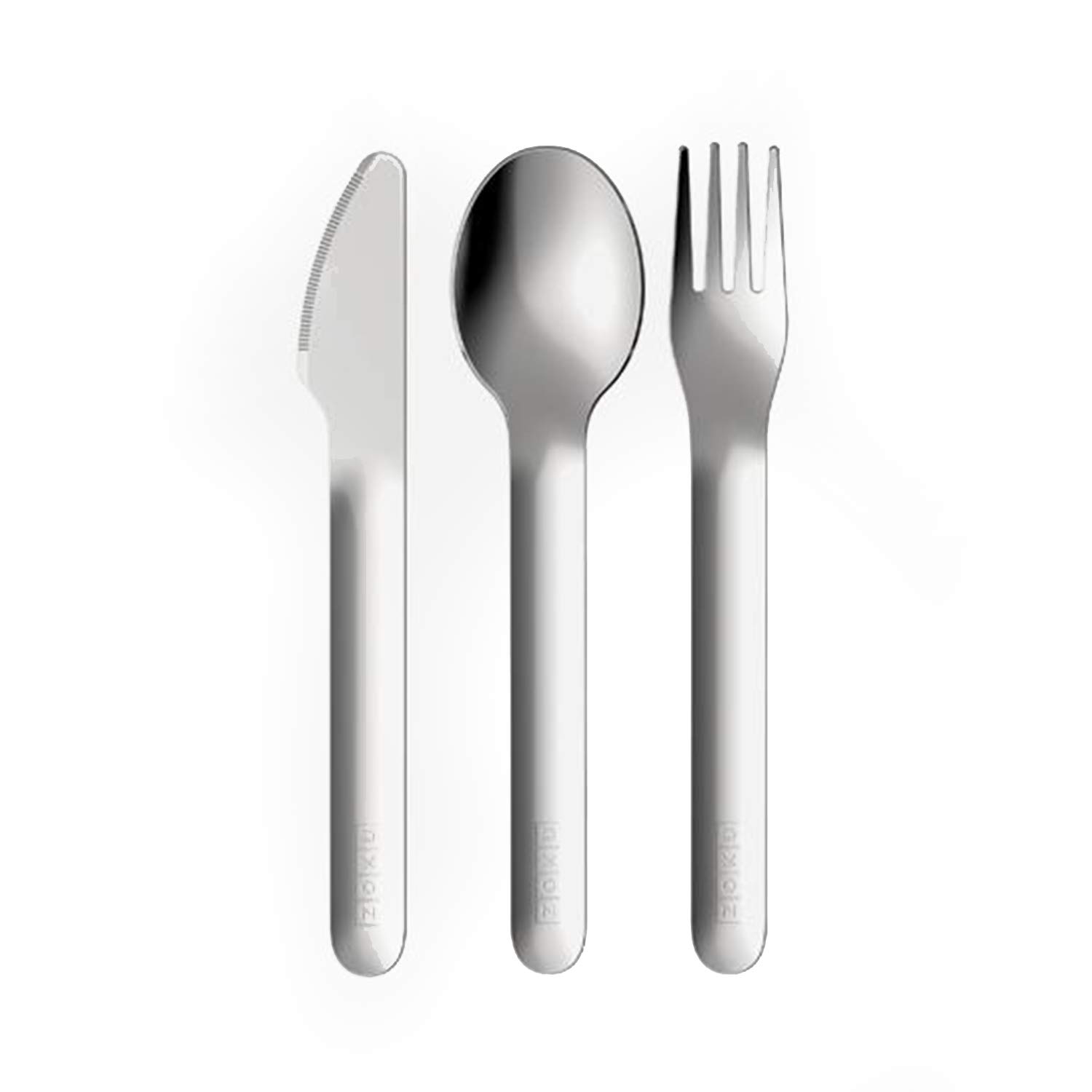 Zoku Kids Stainless Steel Pocket Utensil Set of 3 - Unicorn | Fork, Knife, Spoon in Travel Case| Reusable, Portable Kids Cutlery Set Tableware for School, Picnics, Camping, Outdoor, Home 1