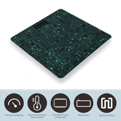 Báscula digital automática para peso corporal Hacker miniatura 3