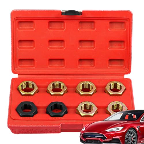 Kit de réparation de filetage métrique 8 pièces taraud hexagonal de garage - 7