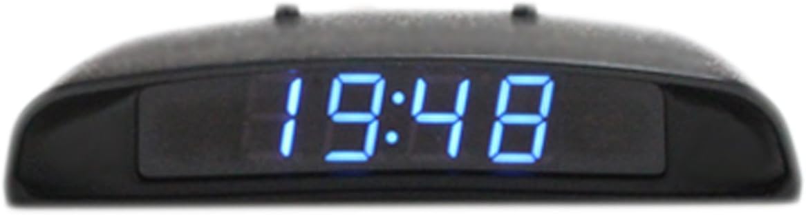 Amazon 多機能 4in1 車載時計 時刻 日付 温度 電圧 お洒落 デジタル コンパクト 時計 コンパス 温度計 車 バイク