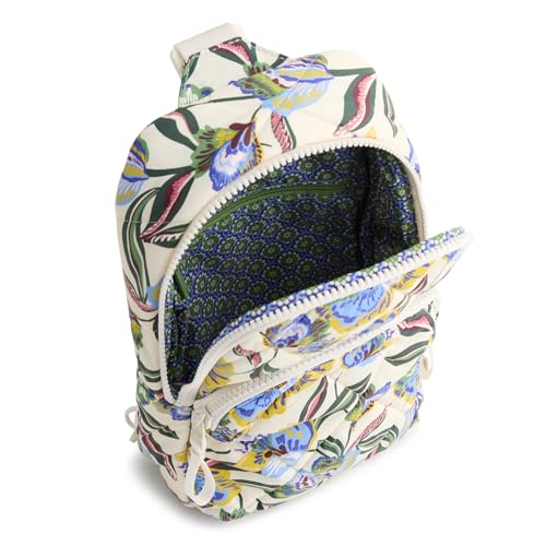 Image of Vera Bradley Women's Featherweight Lorman Sling Backpack - Water Resistant Crossbody Purse for Travel, Work - Gardenia Garden