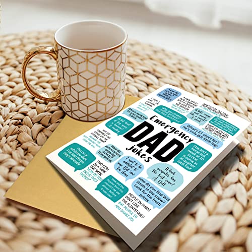 Chenive Funny Father's Day Card For Dad, Humorous Dad Birthday Card, Joker Greeting Card, Emergency Dad Jokes Card #TOP5