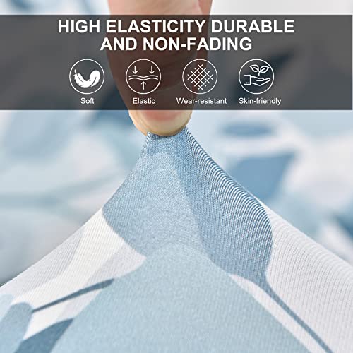 Krfoonn Ottoman Slipcovers Stretch Rectangle Footrest Stool Covers Printed Ottoman Cover For Foot Stool Furniture Protector With Non Slip Elastic Bottom(04, X-Large) #TOP3