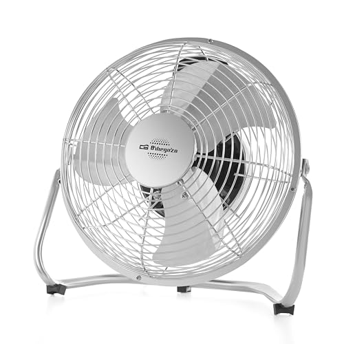 Orbegozo PW 1321   Ventilador industrial Power Fan, inclinación regulable, 3 velocidades de ventilación, cabezal orientable, sistema antivuelco, asa de transporte, 50 W