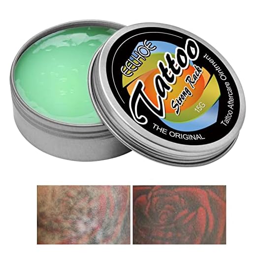 Pós-tatuagem - Cuidados para Tatuagem - Incrível pomada tatuagem à base ervas, bálsamo para tatuagem, pomada cura para tatuagem, creme para tatuagem, hidratante para tatuagem Littryee