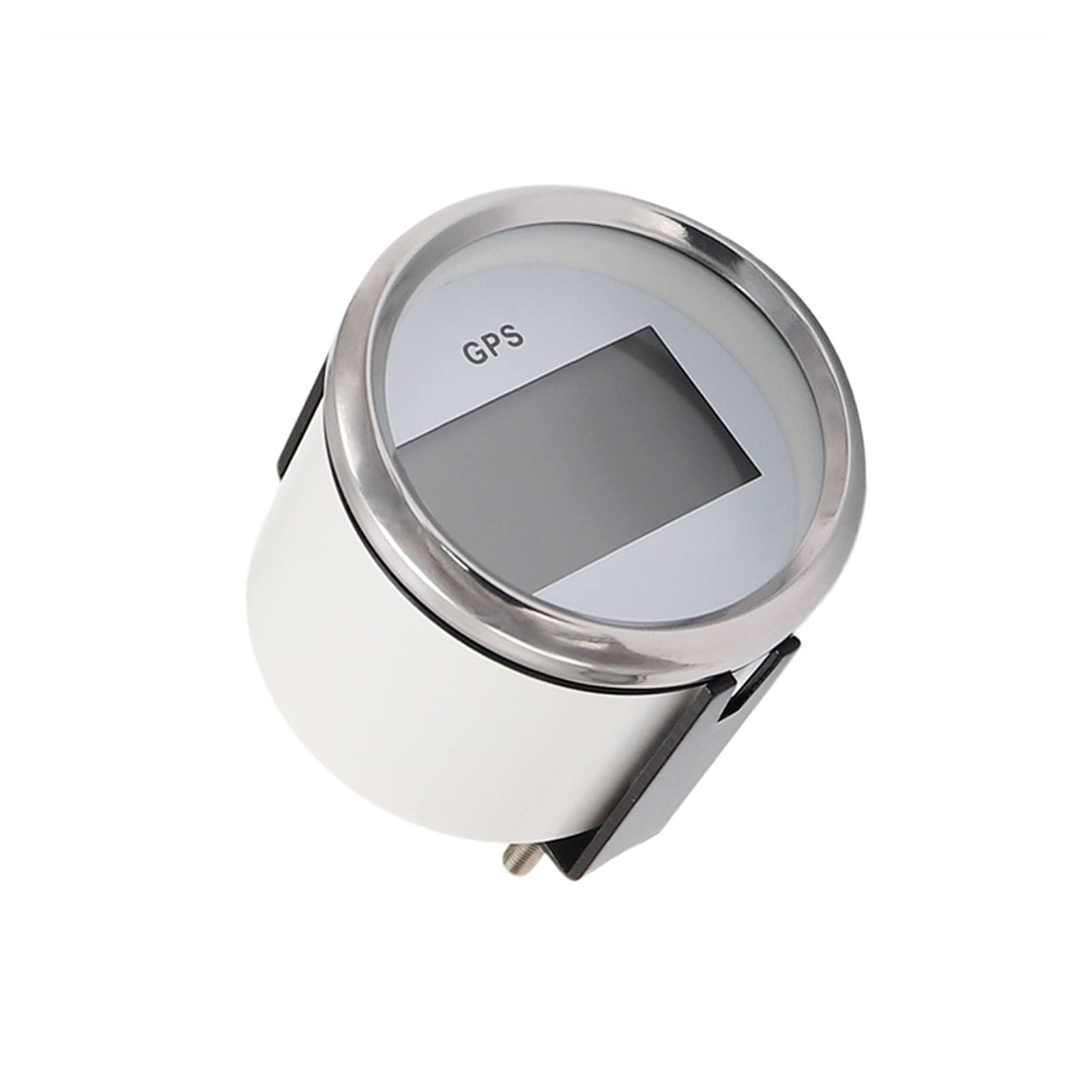 Przyrządy 2 '' 52 mm wodoodporny cyfrowy GPS. Prędkościomierz Promieniomierz do łodzi samochodowej z podświetleniem 1 2V / 24V. Wskaźnik prędkości samochodu. GPS. Antena LCD (Color : Black)