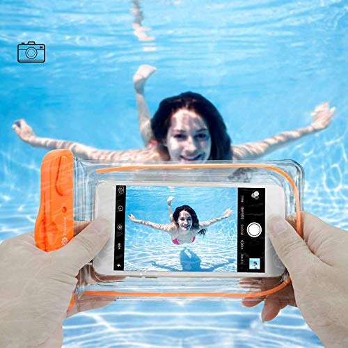 F-color Waterproof Phone Pouch - 4 Pack Phone Waterproof Pouch for iPhone 15 Pro Max Galaxy S24 Up to 7.2", Cruise Ship Essentials IPX8 Waterproof Phone Case with Lanyard for Beach, Surfing, Swimming - Image 6