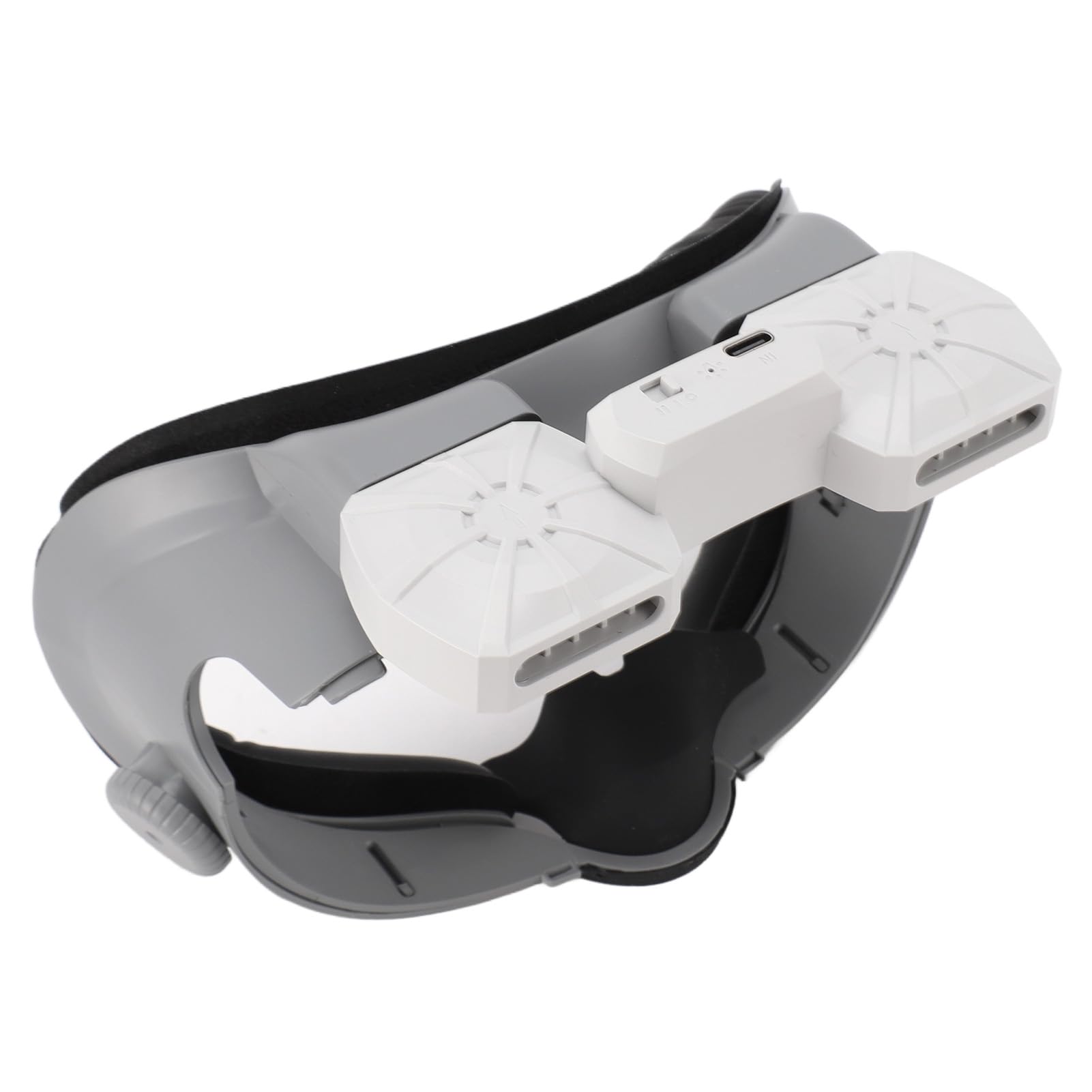 Copertura per Viso di Raffreddamento VR a Doppia Ventola con Flusso D'aria Regolabile, Supporto per il Viso Migliorato e Design Regolabile con Manopola per Oculu 3