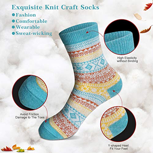 Image of MORECOO Socks for Women Novelty Socks Warm & Cozy Gifts for Women
