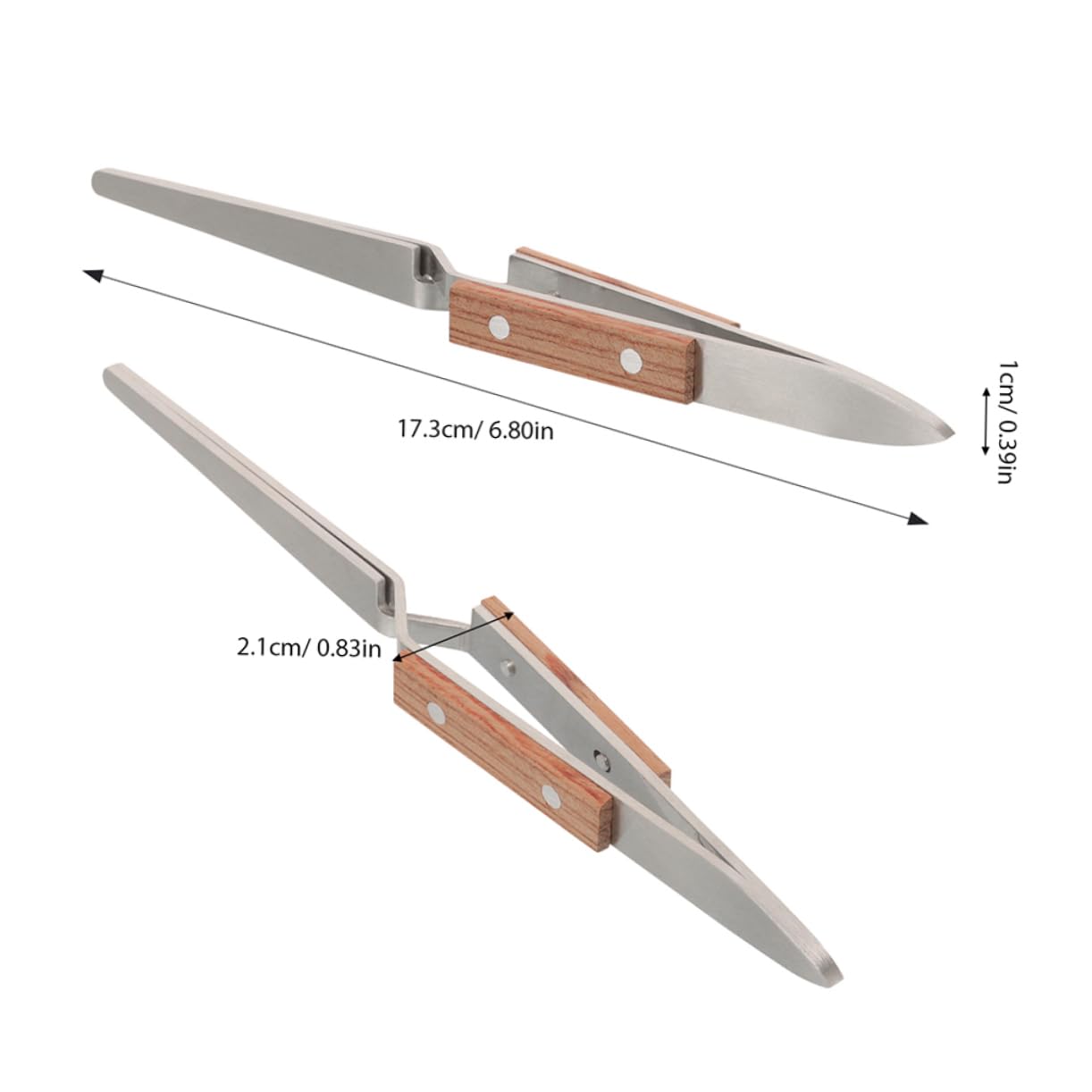 NOLITOY Nail Art Tool Set Stainless Steel Nail Shaping Tweezers Nipper Clamps Portable