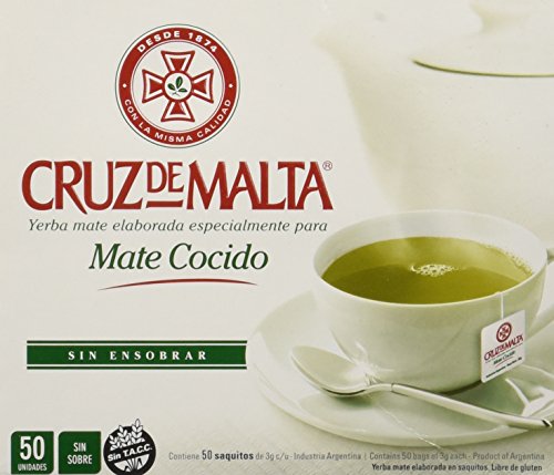 Yerba Mate Cruz de Malta - Mate Cocido - 50 tea bags