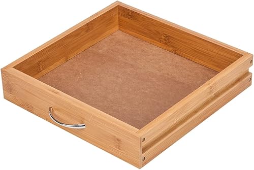 Miniatura 6 de Carrito de cocina con ruedas, encimera de acero inoxidable con 3 cajones, 3 cestas de metal para alimentos y 2 paneles de estantes, carrito de