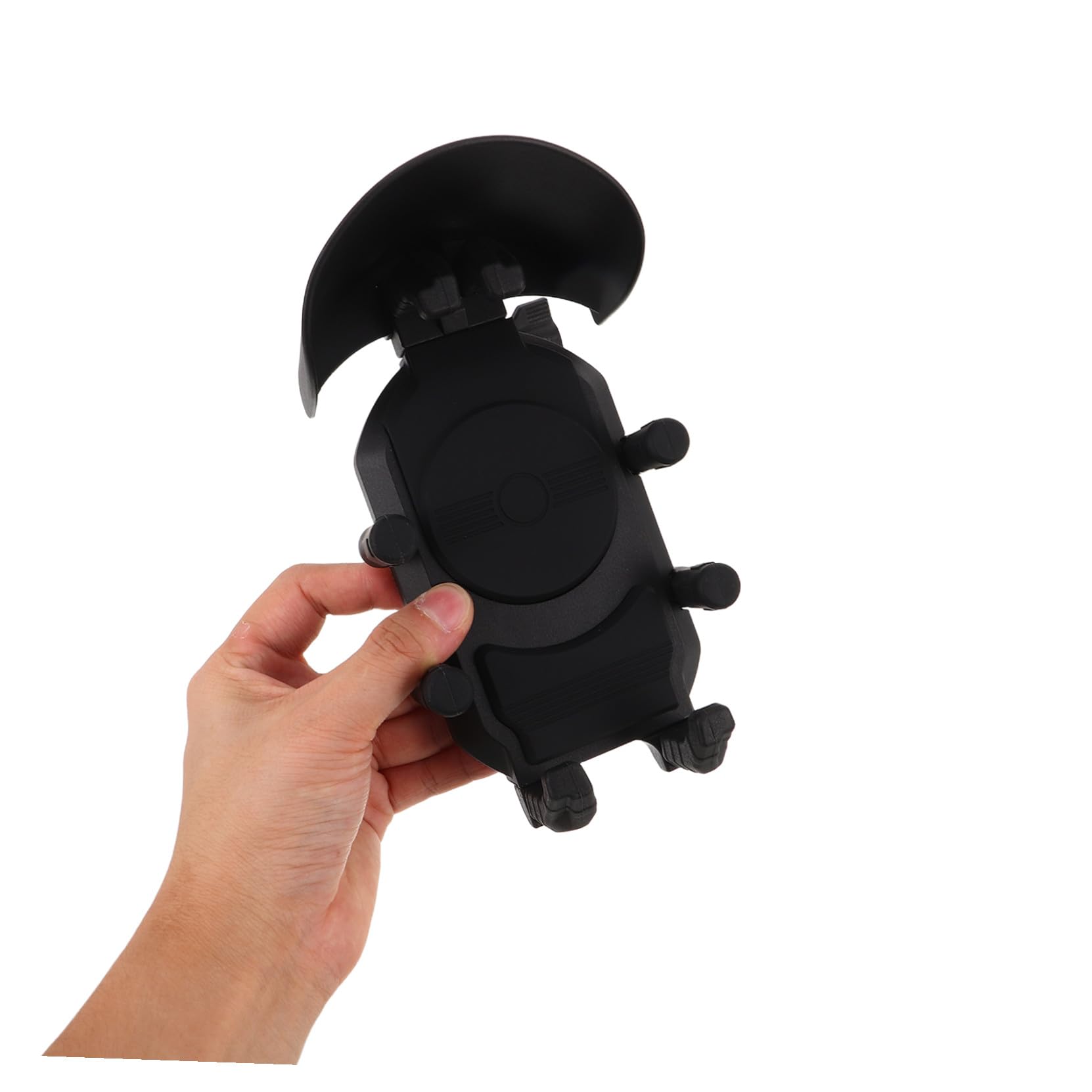 Support de Téléphone pour Guidon de Moto Noir Réglable Antichoc