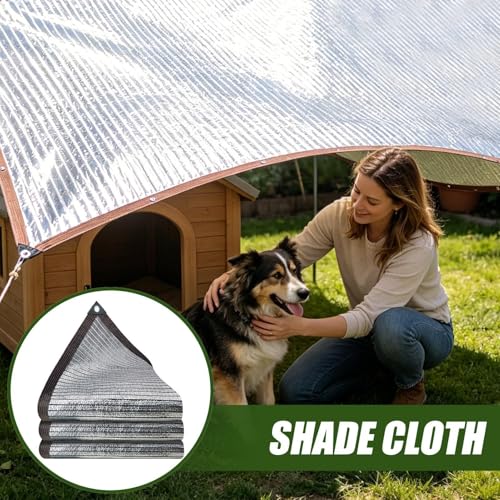 Malla de sombreado para terraza y camping con aislamiento térmico solar 3