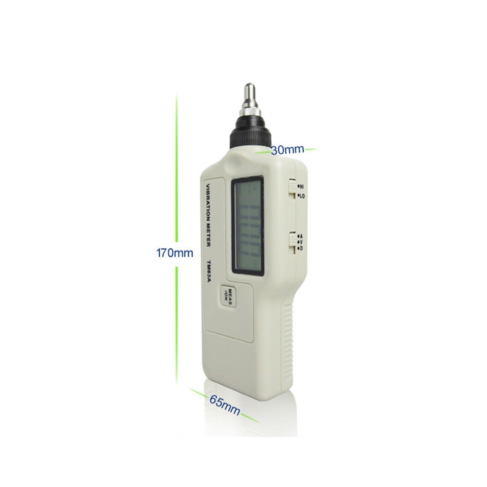 Vibration Meter, Portable Handheld Vibroscope With Digital