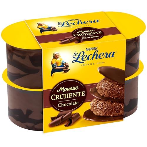 La Lechera Mousse Crujiente Chocolate 4x57g