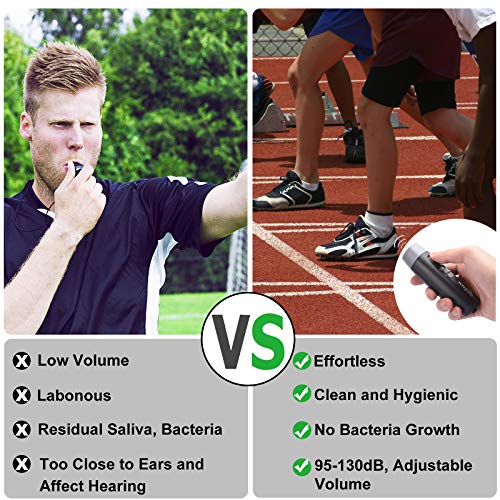 image for Xflyee Electronic Whistle with Lanyard - Adjustable 3 Tone & 3 Volume 