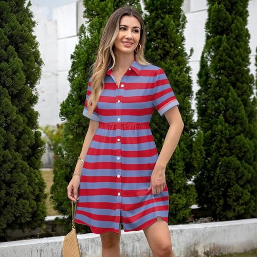 Robe chemise femme ample boutonnée devant pour un confort absolu