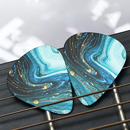 Médiators Guitare 12-Pack Turquoise Bleu Or Marbre Médiators Pour Guitare Électrique Guitare Acoustique Diverses… - Les Beatles, Paul McCartney, John Lennon, RIngo Starr, George Harrison Médiators Guitare 12-Pack Turquoise Bleu Or Marbre Médiators Pour Guitare Électrique Guitare Acoustique Diverses… – Image 7