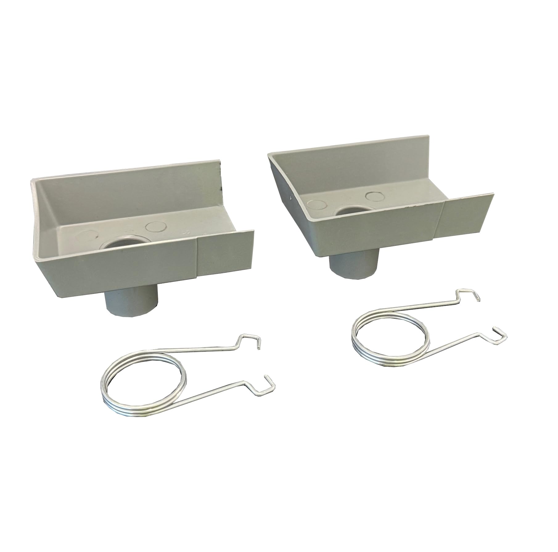 Selections Grey Fixings For 50Mm Greenhouse Guttering Rainwater Diverter Kit - Pack Of 2