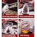 Numola 100Pcs Disposable Tea Bags for Loose Leaf Tea, Empty Tea Bags Natural Material Seal Tea Infuser Bag, Tea Infuser Sachets with Drawstring Herb Sachet Bags for Loose Tea (4