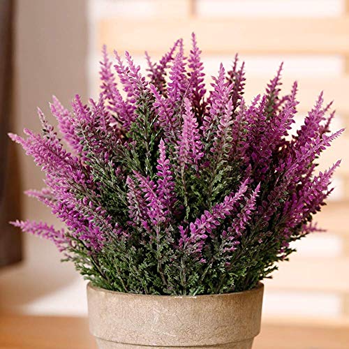 XYSQWZ Kunstmatige potplanten gras valse klein paars huis- en kantoordecoratie desktop vensterbank bonsai indoor cadeau… - Afbeelding 6