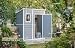 Keter Manor Pent 6x4 Gartenhaus wetterfest, Kunststoff, Outdoor, Außenmaße: BxTxH:183.5 x 111 x 200.5 cm, Innenmaße: 168.5 x 97 x 154 cm, grau