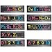 Alphabet Bulletin Set, Manuscript Alphabet Bulletin Board Posters, Classroom, and Playroom Wall DecorBorder for Students, Total 9 Posters Including Alphabets and Numbers, 21 x 6 inches