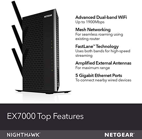 image for NETGEAR WiFi Mesh Range Extender EX7000 - Coverage up to 2100 sq.ft. a