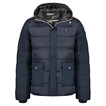 Geographical Norway Altop Men Parka da Uomo, Marine, M