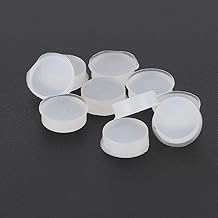 Open Hole Flute Plugs for Flutes Plug Tone Finger Gemeinhardt Key 7 Mm Burkart Mio Cork Replacement,Wind & Woodwind Accessories 10Pcs Rubber Flute Hole Plug Replacement Kits (Transparent CF99)