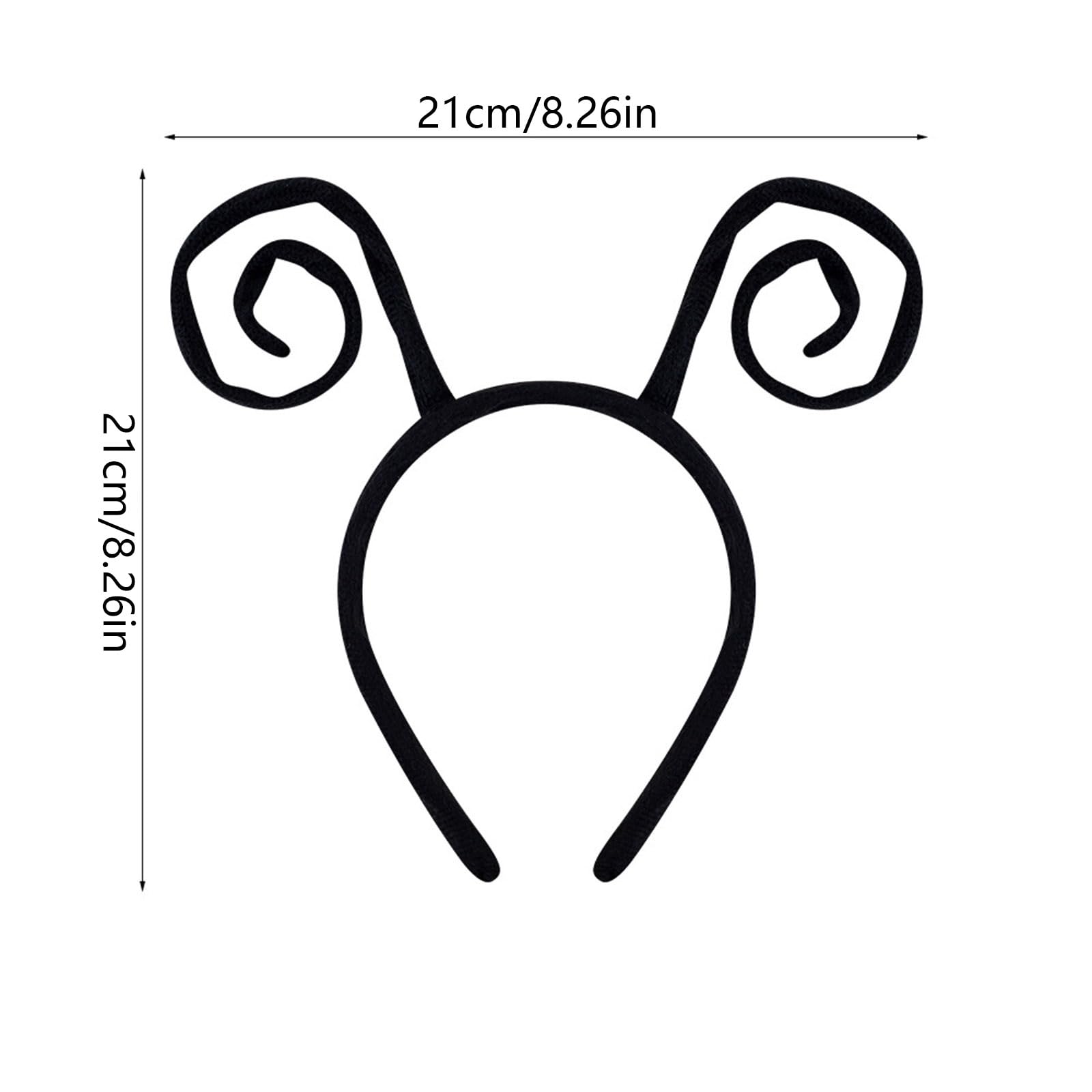 Ling & Bai Butterfly Antenna Headbands Halloween Black Ant Antenna Hair Band Funny Bee Cosplay Costume Head Piece Hair Accessory for Women (Pink) - Image 4