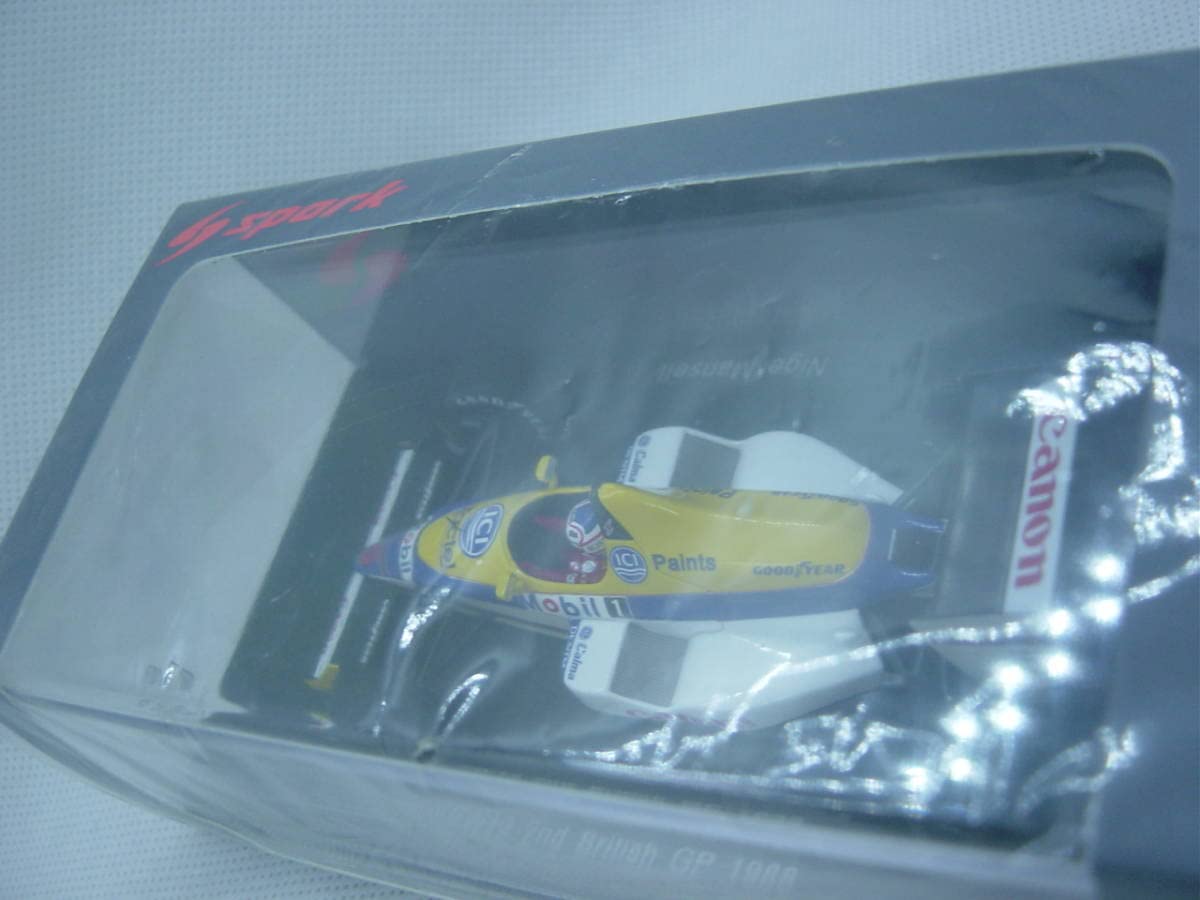 Amazon | Spark 1/43 Williams FW12 F1 British GP 1988 2nd #5 Nigel