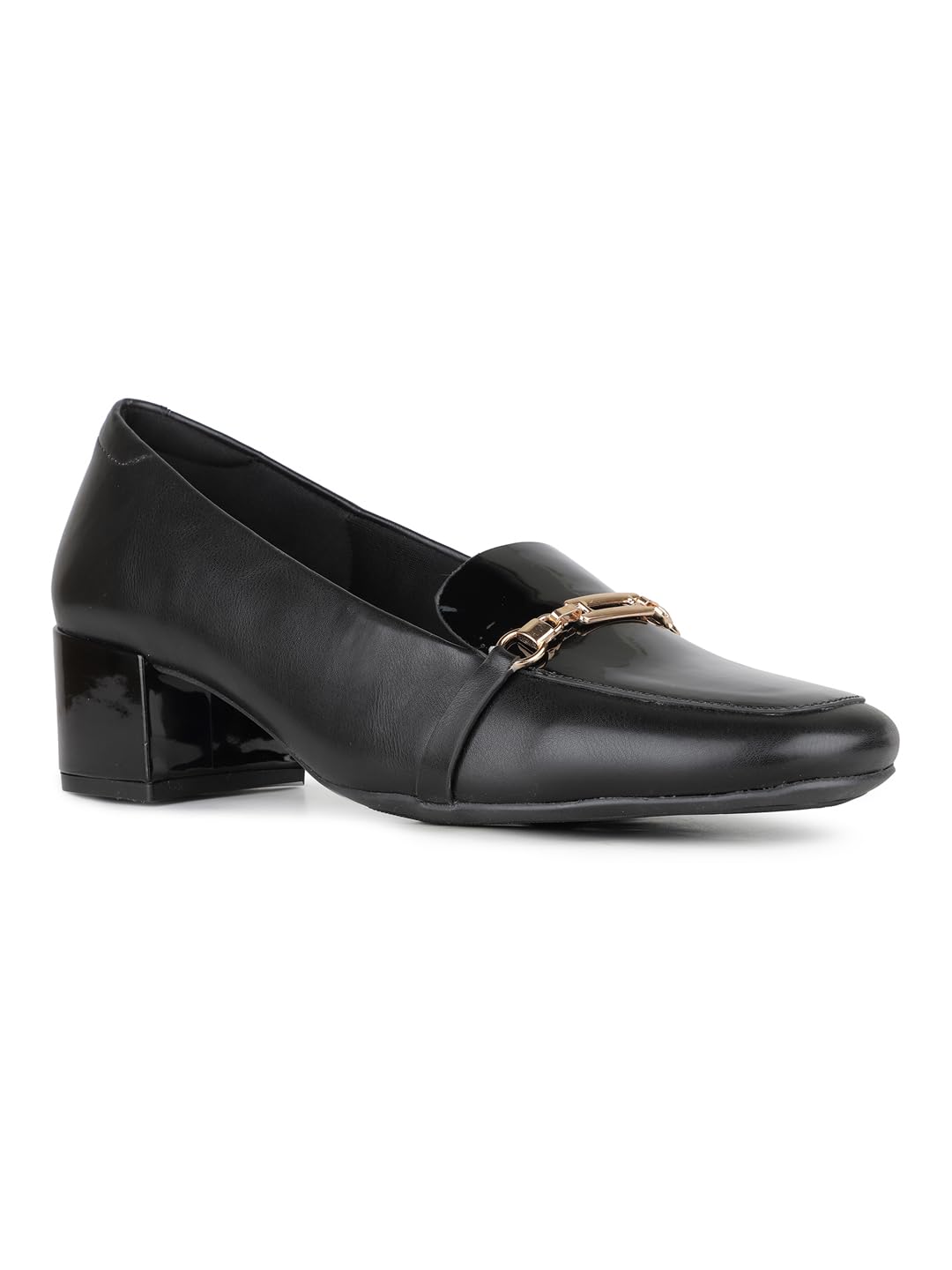 inc.5 Womens Women Black Solid Round Toe Pump Shoes Pump-picture-14