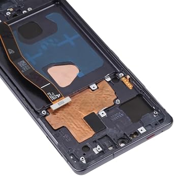 OLED for Samsung Galaxy S10 Lite Screen Replacement for Galaxy S10 Lite SM-G770F LCD Digitizer for Samsung S10 Lite Display SM-G770F LCD Screen Touch Assembly Repair Part with Frame