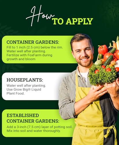 FoxFarm Happy Frog Potting Soil, 12qt – for Indoor/Outdoor Container Plants, Improves Root Efficiency, pH Adjusted for Optimal Nutrient Uptake – Contains Microbes and Humic Acids (Pack of 4)