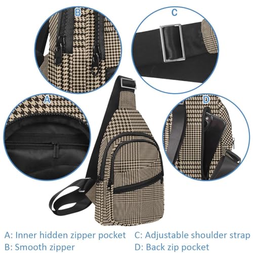 Bolsa cruzada unisex para llevar tus pertenencias seguras al caminar 4