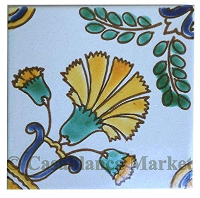 Casablanca Market MT029 Mediterranean Ceramic Cypress Decorative Tile