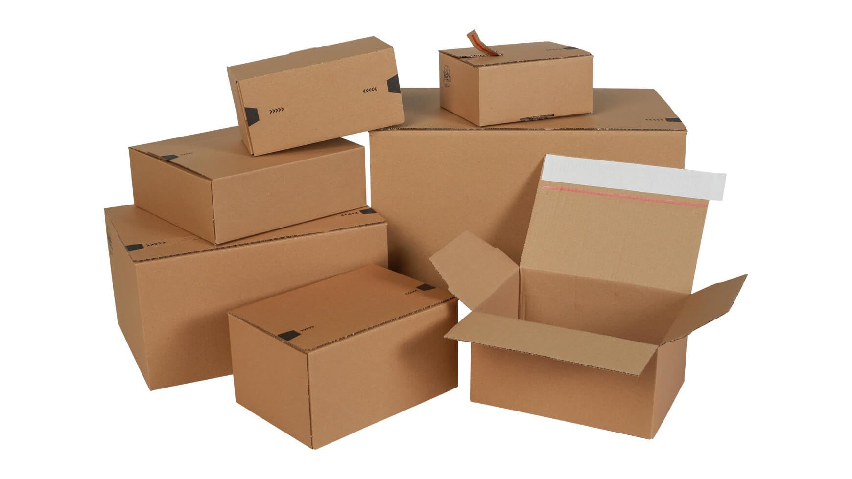 210x Automatikbodenkarton Automatikkarton DHL Paket S 200 x 100 x 102 mm Selbstklebestreifen Braun 195 x 95 x 90 mm (Innenmaß), Blitzbodenkarton