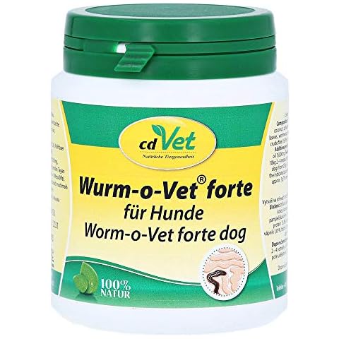 cdVet Naturprodukte Wurm-o-Vet forte Hund 75 g - Dog - Complementary feed - excessive worm infestation - support - lack of herbal ingredients - strengthening digestion - health Cover