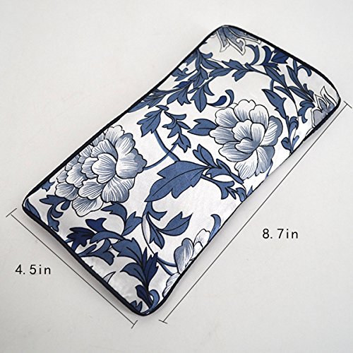 Kennedy Silky Eye Pillow Lavender + Flaxseed + Mung Bean + Buckwheat, Comfortable Silk Fabric - Use For Yoga, Natural Sleep Aid, Stress Relief, Anxiety Relief, Meditation #TOP2
