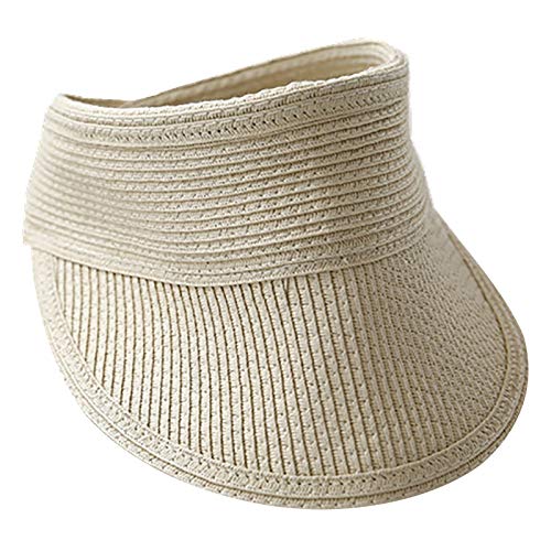 Generique-Roll-up-Sun-Women-Hat-Visors-Beach-Hats-Large-Paille-pour-Casquettes-de-Baseball-Chapeaux-Western
