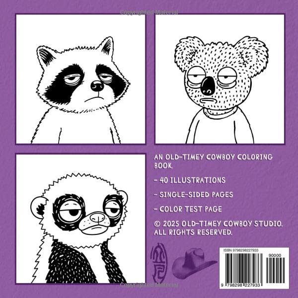 Ughh, Mondays: Coloring Book For Adults and Teens, Funny and Weird Designs of Variety of Animals image 3