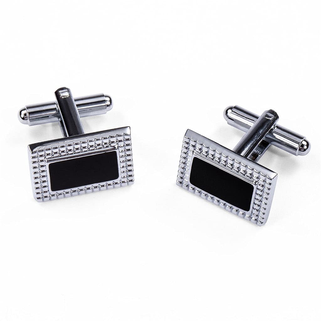 Manschettenknöpfe, Krawattenklammer für Krawattennadel für Herren, klassisches Muster, Krawattennadel, Manschettenknöpfe, Krawattenklammer-Set
