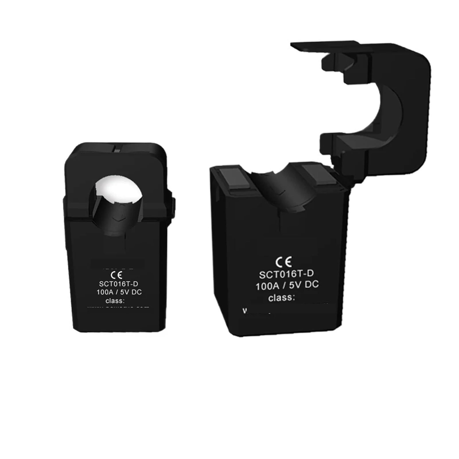 Transformateur de courant alternatif split-core SCT016T-D capteur intensité 100A 1V - 6