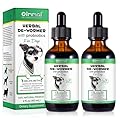 Dog Wormer Liquid,60ml Liquid Herbal Dewormer for Dogs,Natural Dog Worming Treatment,Liquid Wormer for Dogs,Puppy Wormer Treatment for All Breeds and Size Dogs- 2 Bottles