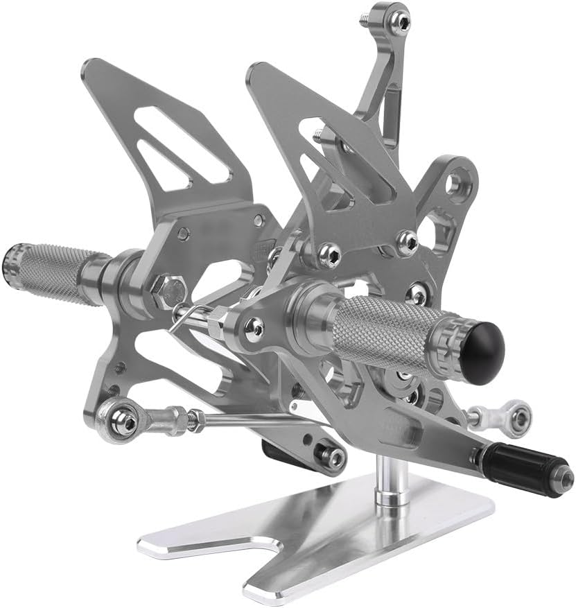 したモーターサイクルフットレスト CNC アルミ調整可能なオートバイ