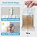 Catheter for Women, Urine Collection System, Reusable Portable Silicone Urinal with 2 Bags (1000ml & 2000ml), 1.2M Tube, and Adjustable Breathable Pants